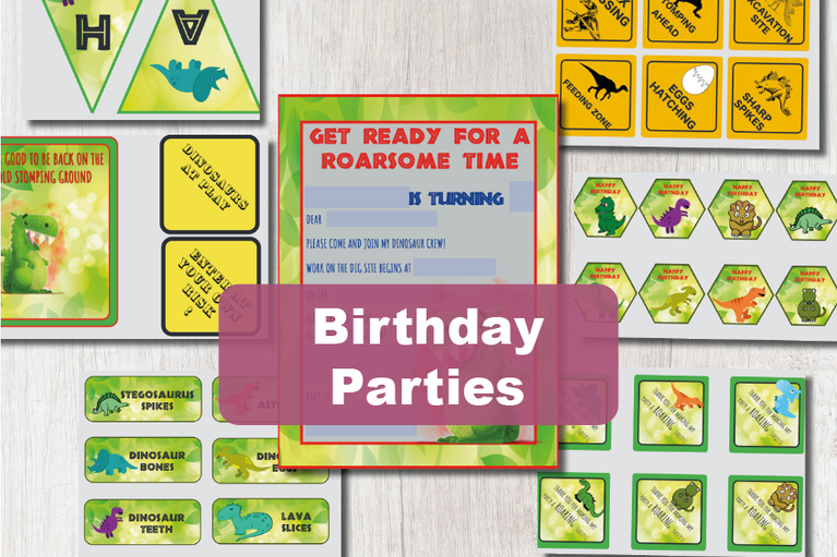 Free birthday party printables